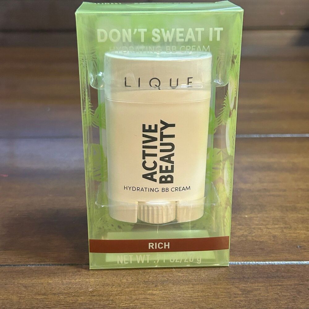 Lique Active Beauty Hydrating BB Cream .71oz - Dont Sweat It Rich - New Sealed